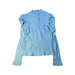 A Blue Long Sleeve Tops from Janie & Jack in size 6T for girl. (Back View)