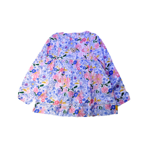 A Multicolour Long Sleeve Tops from Steiff in size 6T for girl. (Front View)