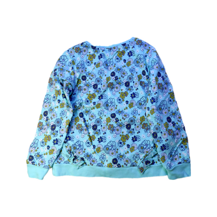 A Blue Crewneck Sweatshirts from Steiff in size 5T for girl. (Back View)