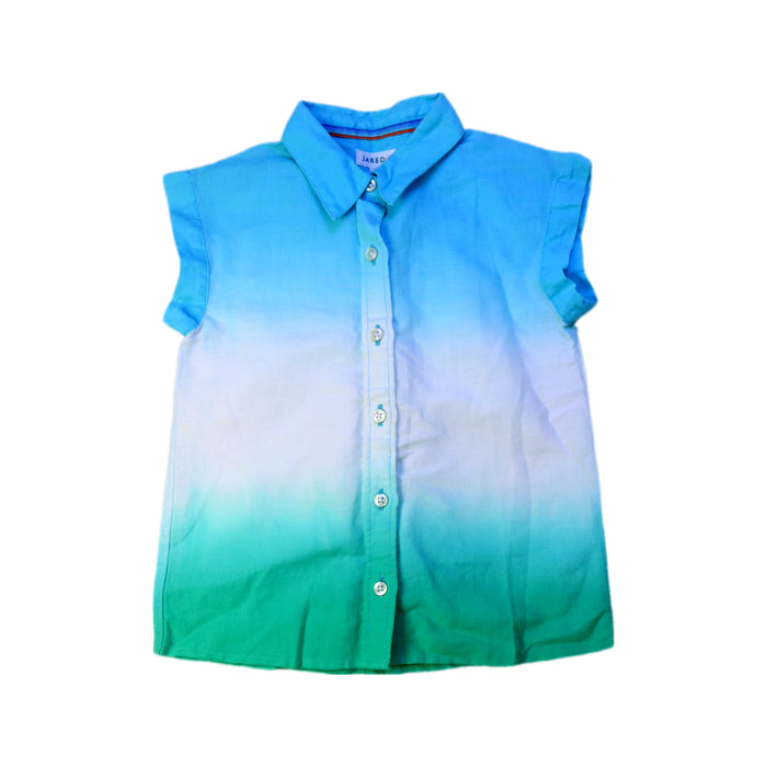 A Blue Sleeveless Shirts from Jared.M in size 3T for girl. (Front View)
