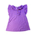 A Purple Sleeveless Tops from Janie & Jack in size 6T for girl. (Front View)