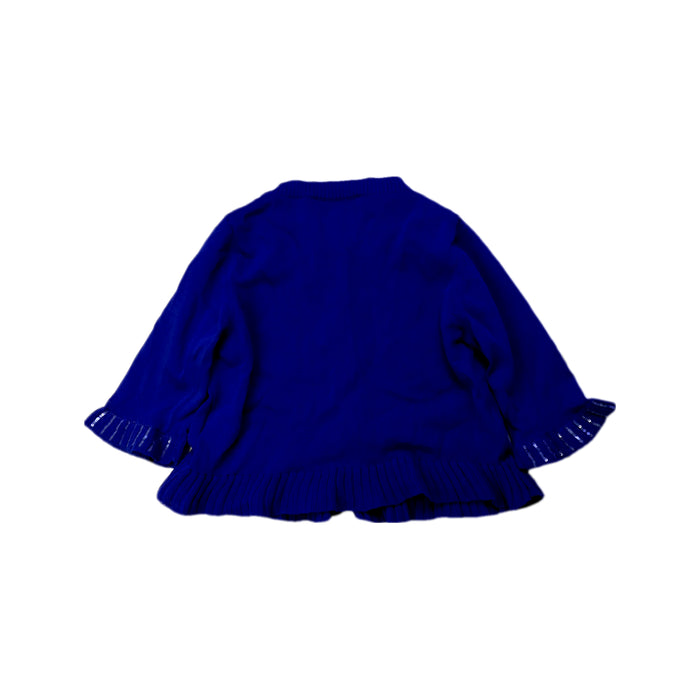 A Blue Cardigans from Simonetta in size 4T for girl. (Back View)