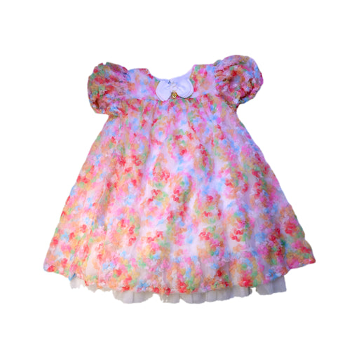 A Multicolour Short Sleeve Dresses from Angel's Face in size 6T for girl. (Front View)