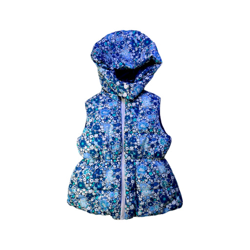 A Blue Puffer/Quilted Coats & Outerwear from Jacadi in size 6T for girl. (Front View)