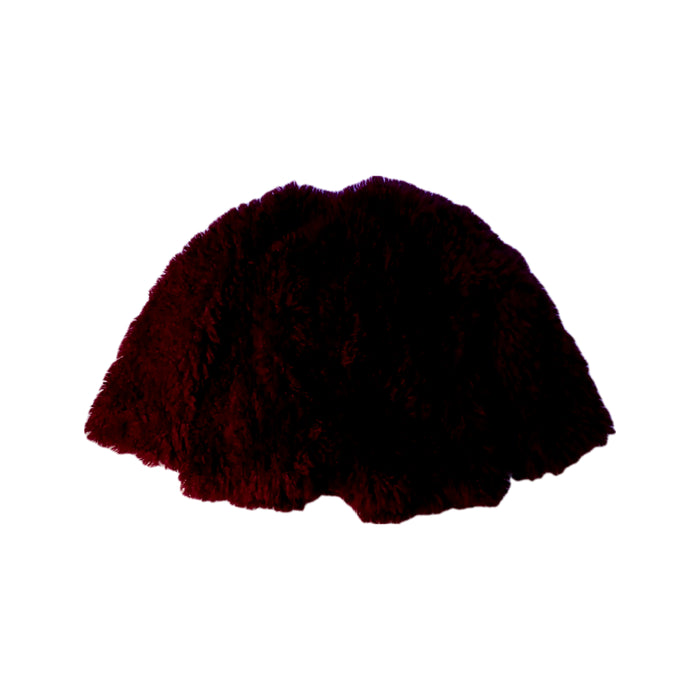 A Burgundy Capes & Ponchos from Janie & Jack in size 5T for girl. (Back View)