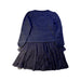 A Grey Long Sleeve Dresses from Crewcuts in size 6T for girl. (Back View)