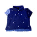 A Blue Short Sleeve Polos from Polo Ralph Lauren in size 4T for boy. (Front View)