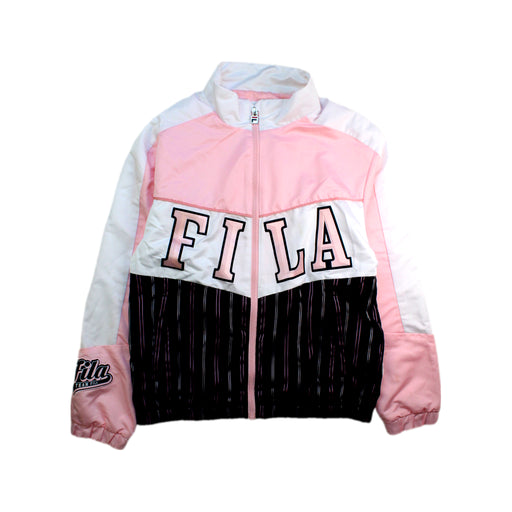 A Pink Lightweight Jackets from Fila in size 14Y for girl. (Front View)