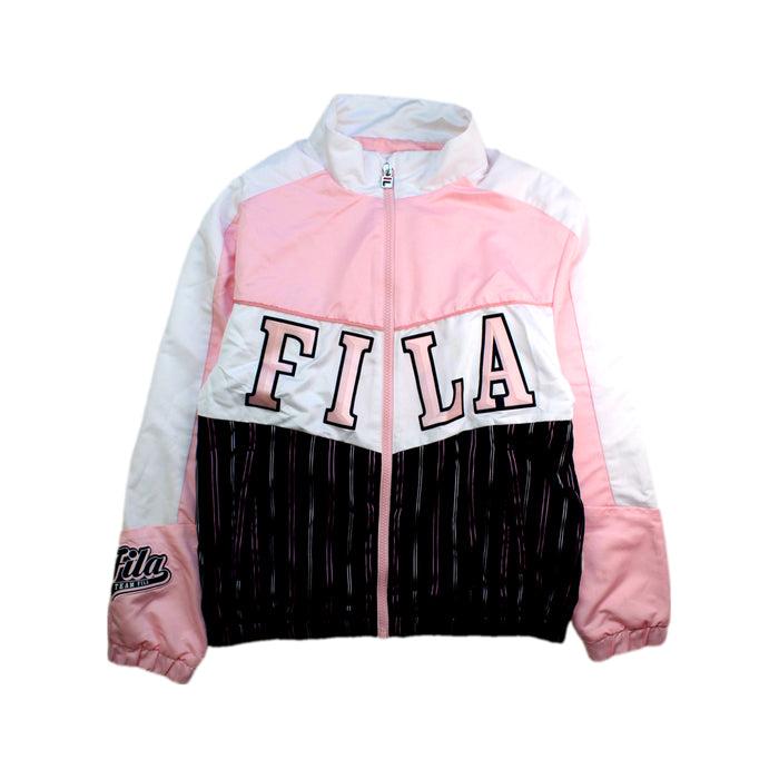 A Pink Lightweight Jackets from Fila in size 14Y for girl. (Front View)