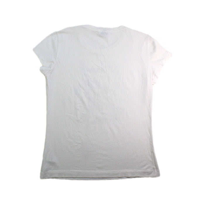 A White Short Sleeve T Shirts from Monnalisa in size 12Y for girl. (Back View)