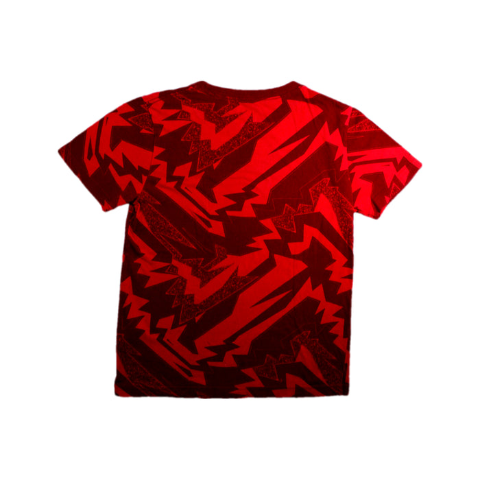 A Red Short Sleeve T Shirts from Air Jordan in size 10Y for boy. (Back View)