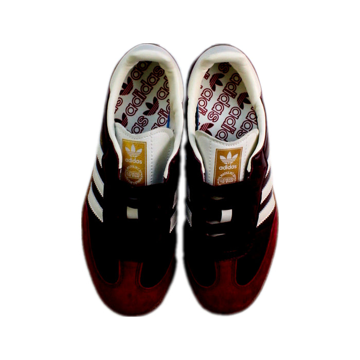 A Burgundy Sneakers from Adidas in size 12Y for neutral. (Back View)