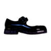 A Black Flats from Mini Melissa in size 7Y for girl. (Front View)