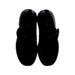 A Black Flats from Mini Melissa in size 7Y for girl. (Back View)