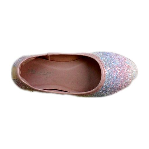 A Multicolour Flats from Bibi in size 6T for girl. (Front View)