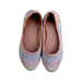 A Multicolour Flats from Bibi in size 6T for girl. (Back View)
