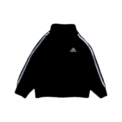 A Black Lightweight Jackets from Adidas in size 12-18M for boy. (Front View)