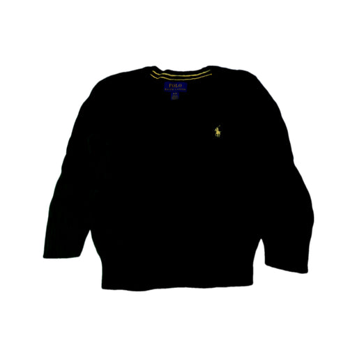 A Black Knit Sweaters from Polo Ralph Lauren in size 3T for boy. (Front View)