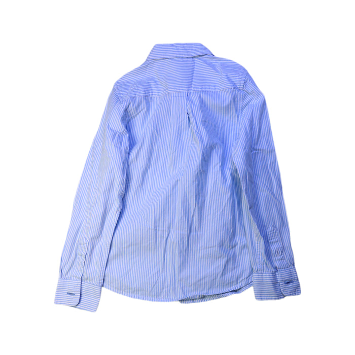 A Blue Long Sleeve Shirts from Jacadi in size 4T for boy. (Back View)