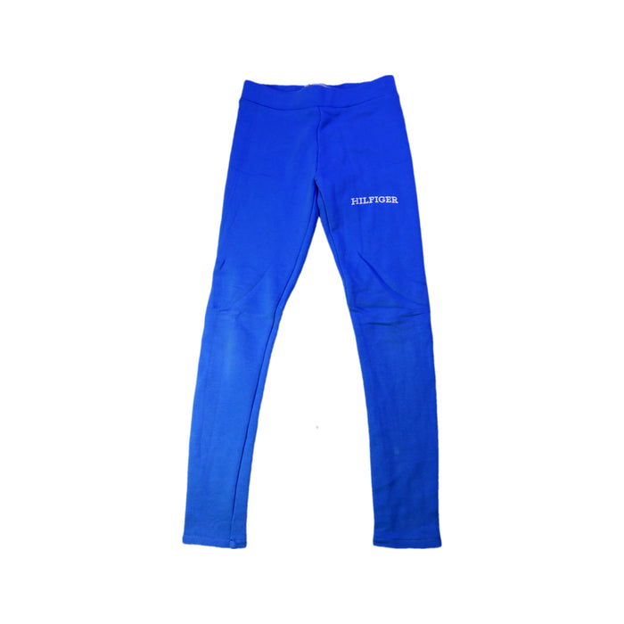 A Blue Leggings from Tommy Hilfiger in size 8Y for girl. (Front View)