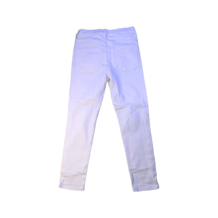 A White Jeans from Crewcuts in size 8Y for girl. (Back View)