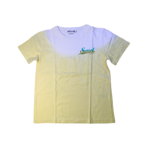 A Yellow Short Sleeve T Shirts from Bonpoint in size 10Y for boy. (Front View)