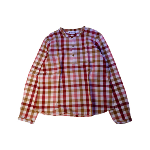 A Red Long Sleeve Shirts from Bonpoint in size 10Y for boy. (Front View)