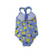 A Blue Swimsuits from Sunuva in size 7Y for girl. (Back View)