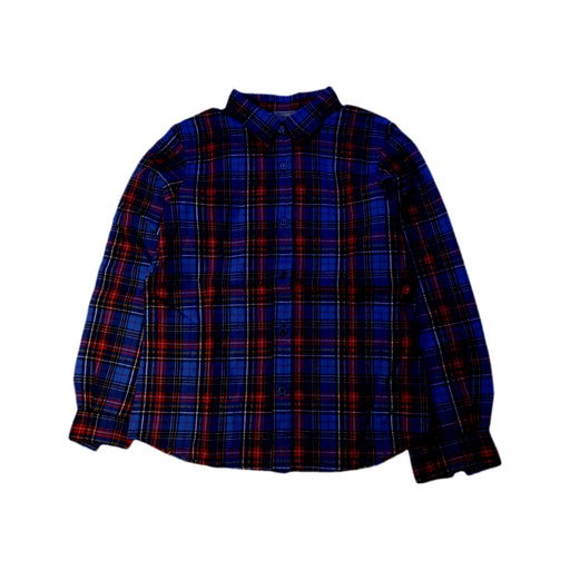 A Blue Long Sleeve Shirts from Bonpoint in size 8Y for boy. (Front View)