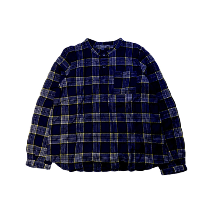 A Blue Long Sleeve Shirts from Bonpoint in size 8Y for boy. (Front View)