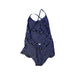A Blue Swimsuits from Bonpoint in size 6T for girl. (Back View)