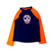 A Navy Rash Guards from Sunuva in size 5T for girl. (Front View)