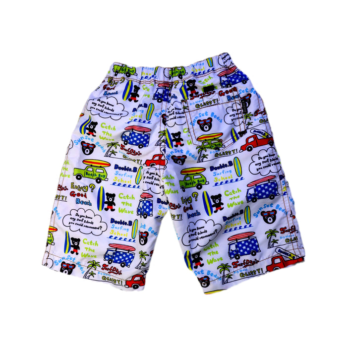A Multicolour Shorts from Miki House in size 4T for neutral. (Back View)