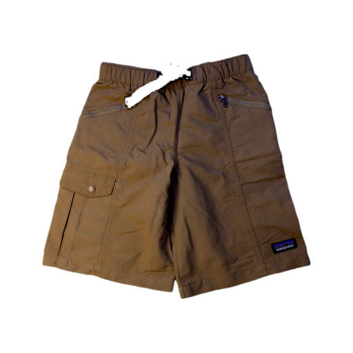 A Brown Shorts from Patagonia in size 7Y for boy. (Front View)