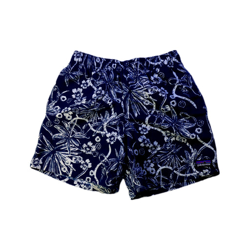 A Navy Shorts from Patagonia in size 7Y for boy. (Front View)