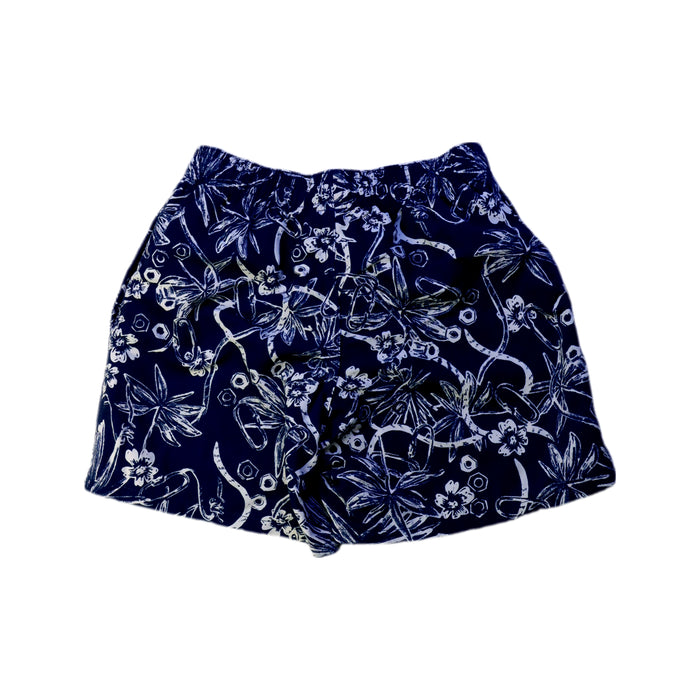 A Navy Shorts from Patagonia in size 7Y for boy. (Back View)