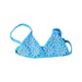 A Blue Bikinis from Blumarine in size 5T for girl. (Front View)