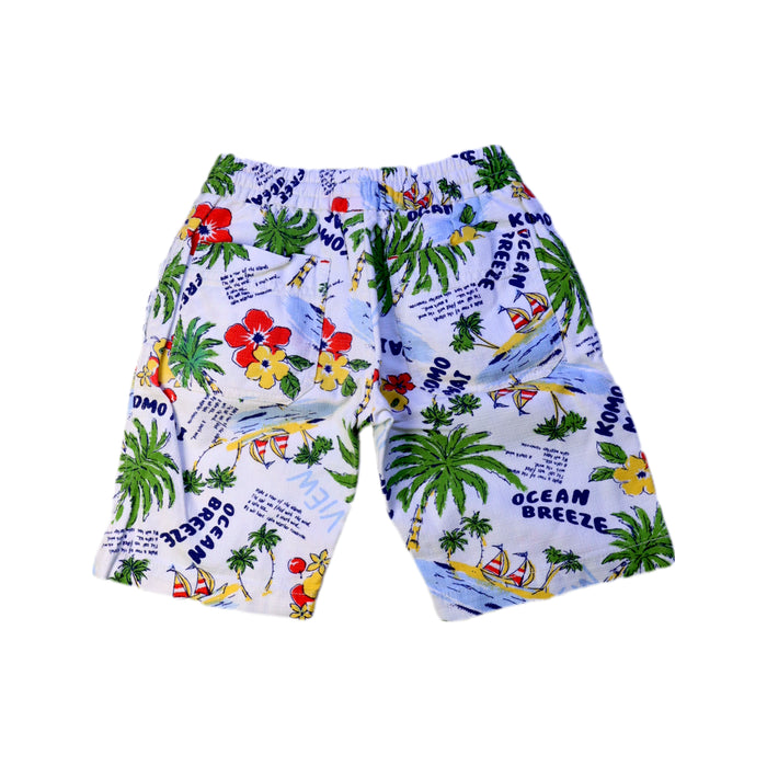 A Multicolour Shorts from Global  Work in size 7Y for boy. (Back View)