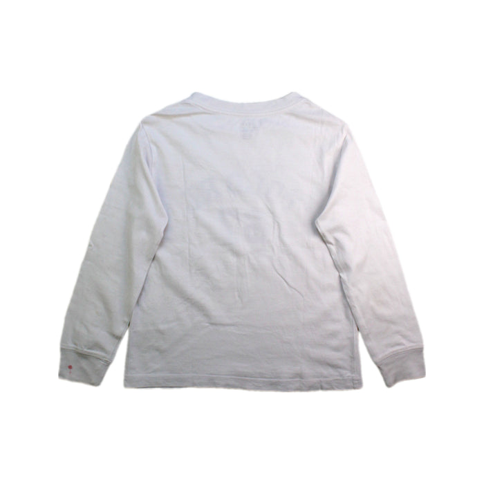 A White Long Sleeve T Shirts from Polo Ralph Lauren in size 5T for boy. (Back View)