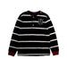 A Black Long Sleeve Polos from Polo Ralph Lauren in size 6T for boy. (Front View)