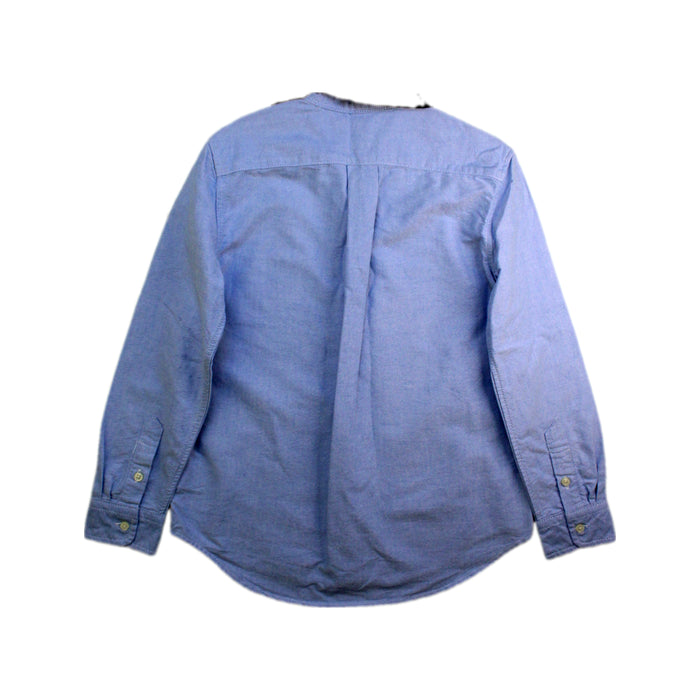 A Blue Long Sleeve Shirts from Polo Ralph Lauren in size 7Y for boy. (Back View)