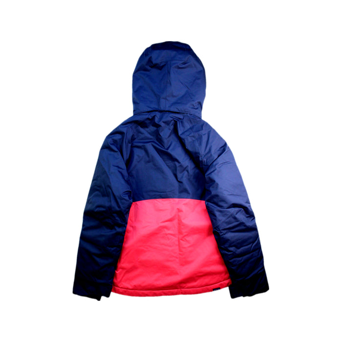 A Navy Ski Jackets from Patagonia in size 10Y for girl. (Back View)