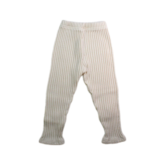 A Ivory Leggings from Aosta in size 2T for girl. (Back View)