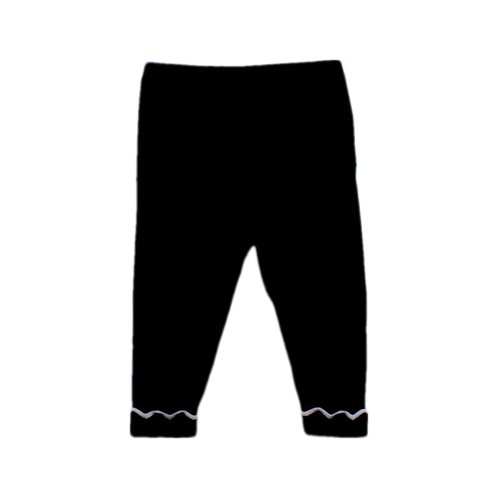 A Black Leggings from Jacadi in size 18-24M for girl. (Front View)