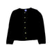 A Black Cardigans from Petit Bateau in size 8Y for girl. (Front View)