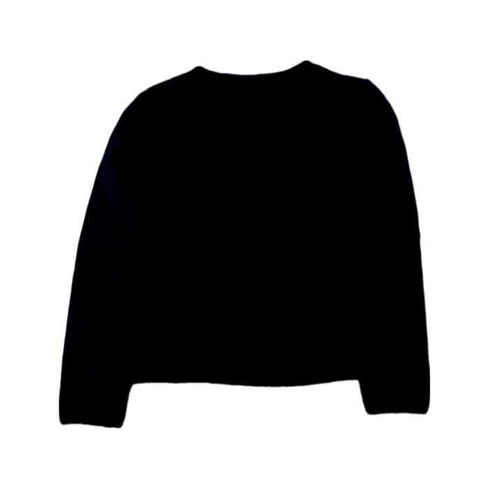 A Black Cardigans from Petit Bateau in size 8Y for girl. (Back View)