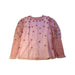 A Pink Long Sleeve Tops from Velveteen in size 8Y for girl. (Front View)