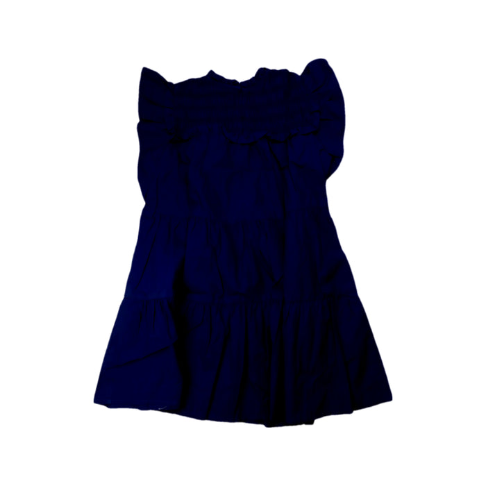 A Navy Sleeveless Dresses from Sea New York in size 5T for girl. (Back View)