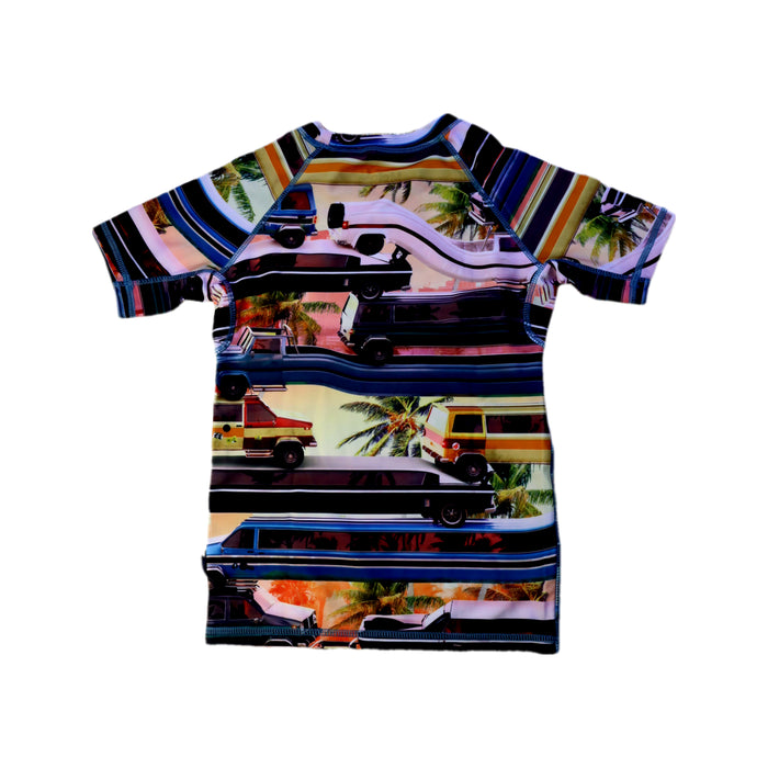 A Multicolour Rash Guards from Molo in size 7Y for girl. (Back View)