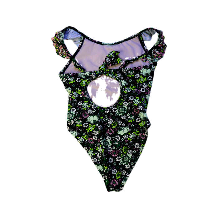 A Black Swimsuits from Scotch & Soda in size 6T for girl. (Back View)